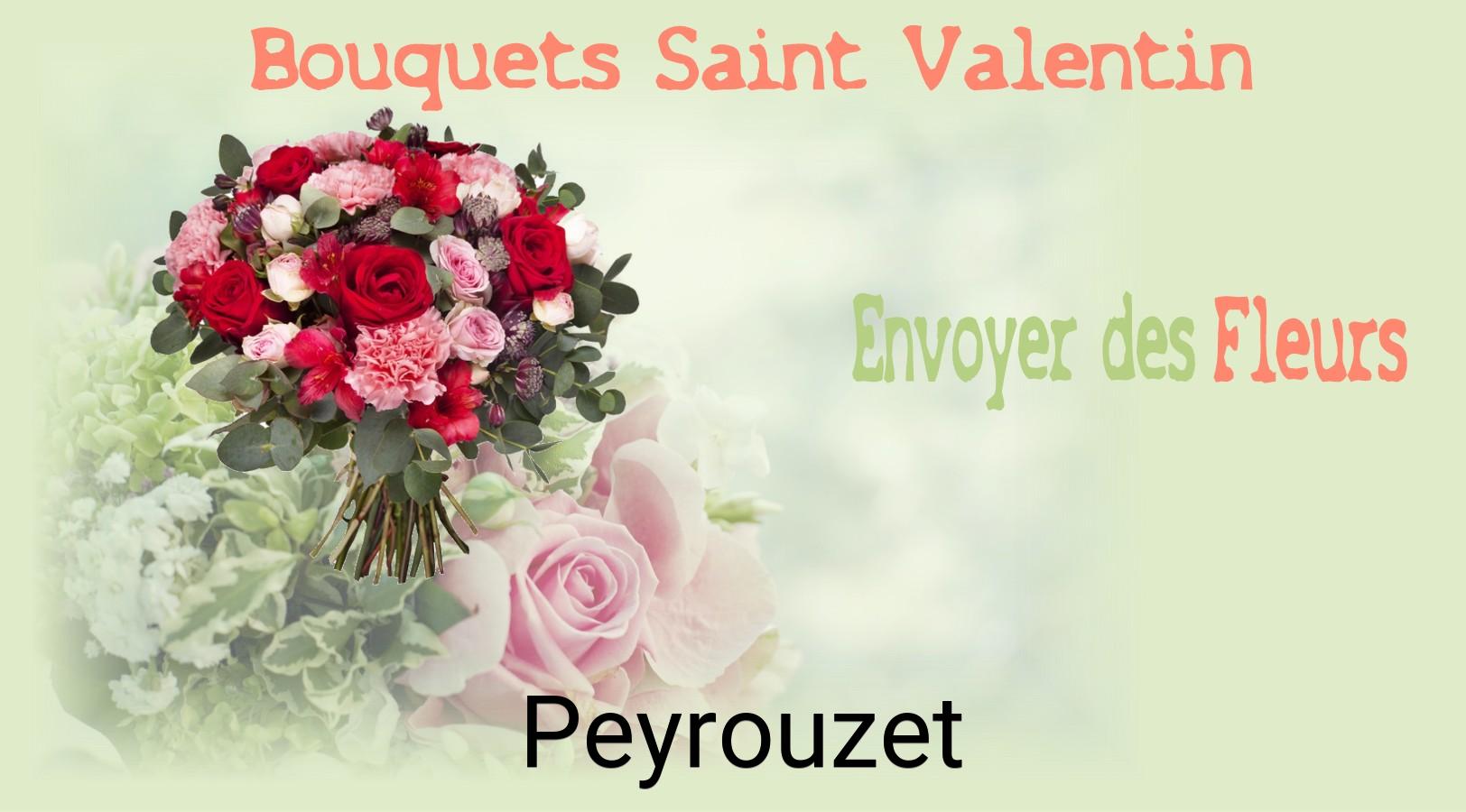 Roses de Saint-Valentin livrées à Peyrouzet